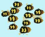 Очень подозрительные пчёлы